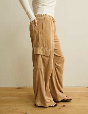 AE Low-Rise Cozy Corduroy Cargo Pant