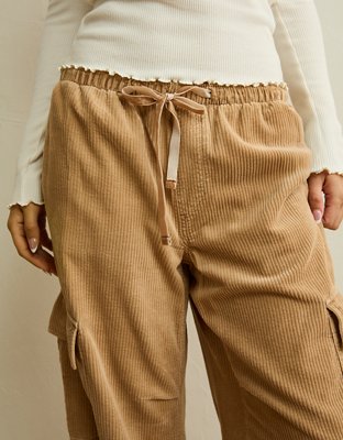 AE Low-Rise Cozy Corduroy Cargo Pant