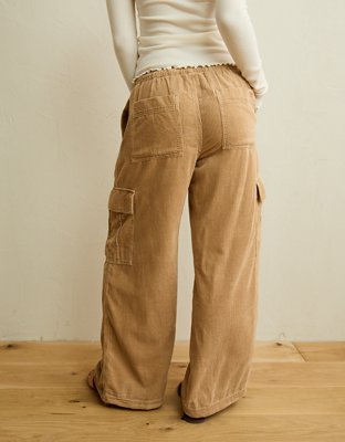 AE Low-Rise Cozy Corduroy Cargo Pant
