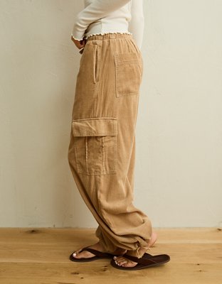 AE Low-Rise Cozy Corduroy Cargo Pant