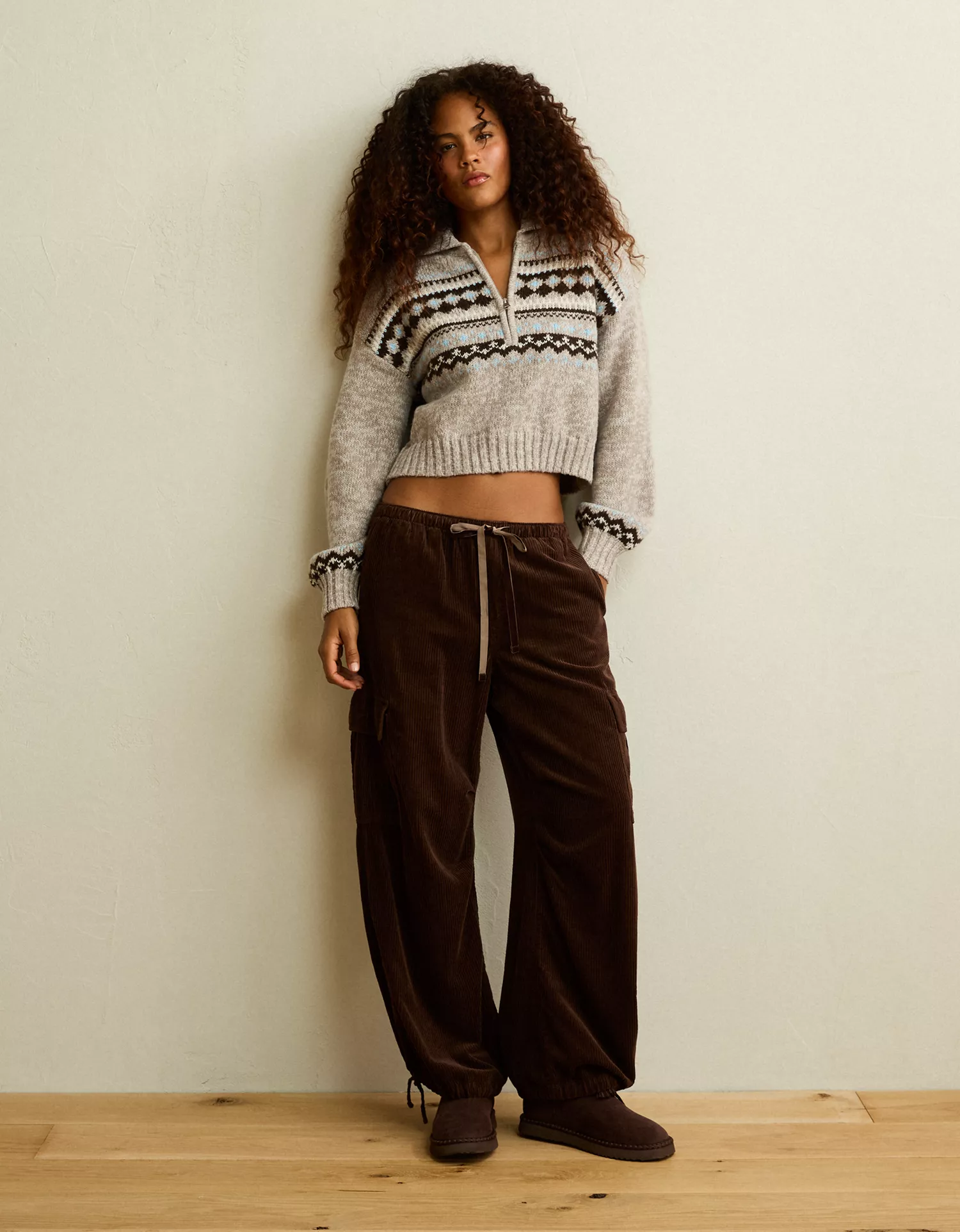 AE Low-Rise Corduroy Cargo Pant - thumbnail 9