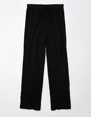 Женские брюки American Eagle AE Linen-Blend Pull-On Wide-Leg Pant — фото 3