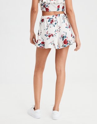 Женские брюки American Eagle AE Side Ruffle Floral Short — фото 2