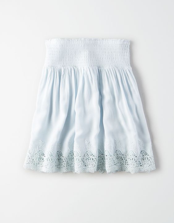 AE High-Waisted Lace Mini Skirt