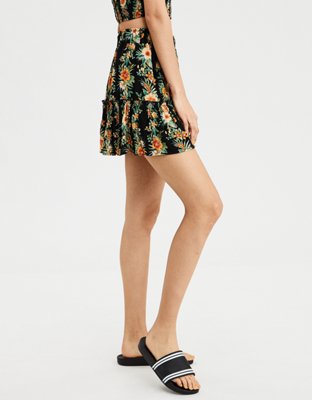 Женские юбки American Eagle AE High-Waisted Printed Mini Skirt — фото 5