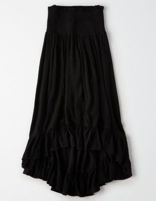 Женские юбки American Eagle AE High-Waisted Hi-Low Midi Skirt — фото 3