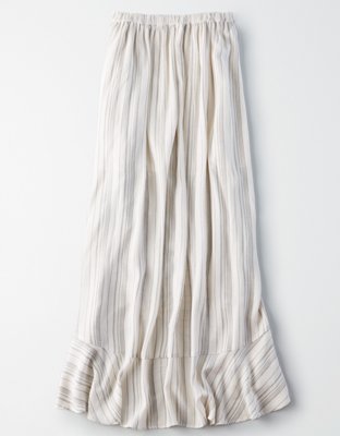 Женские юбки American Eagle AE High-Waisted Striped Wrap Maxi Skirt — фото 4