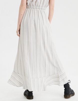 Женские юбки American Eagle AE High-Waisted Striped Wrap Maxi Skirt — фото 2