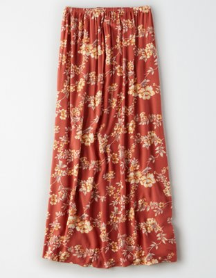 Женские юбки American Eagle AE High-Waisted Floral Midi Skirt — фото 4
