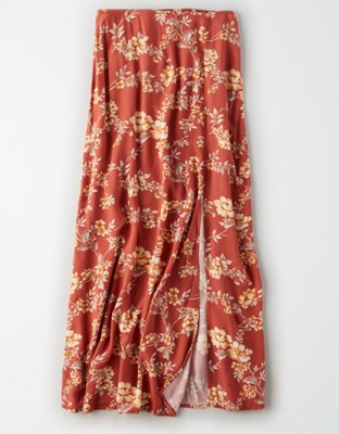 Женские юбки American Eagle AE High-Waisted Floral Midi Skirt — фото 3