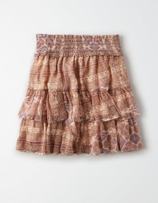 Женские юбки American Eagle AE High-Waisted Chiffon Mini Skirt — фото 4