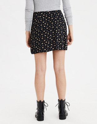 AE High-Waisted Floral Mini Skirt