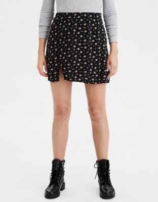 AE High-Waisted Floral Mini Skirt