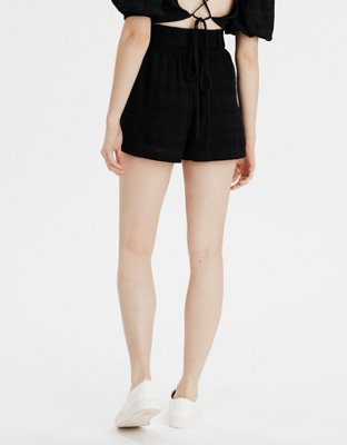 Женские брюки American Eagle AE High-Waisted Belted Short — фото 2