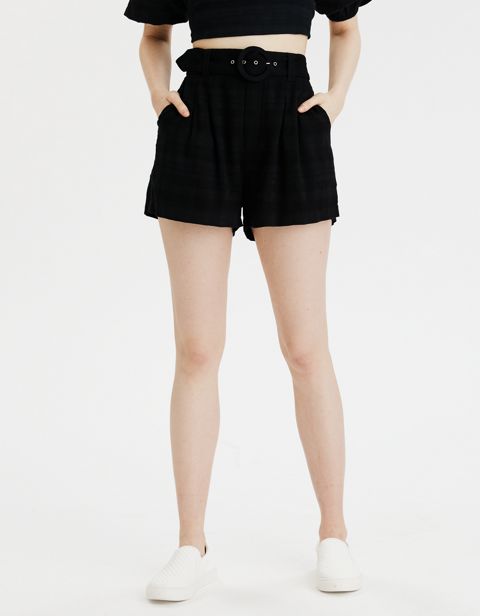 Женские брюки American Eagle AE High-Waisted Belted Short