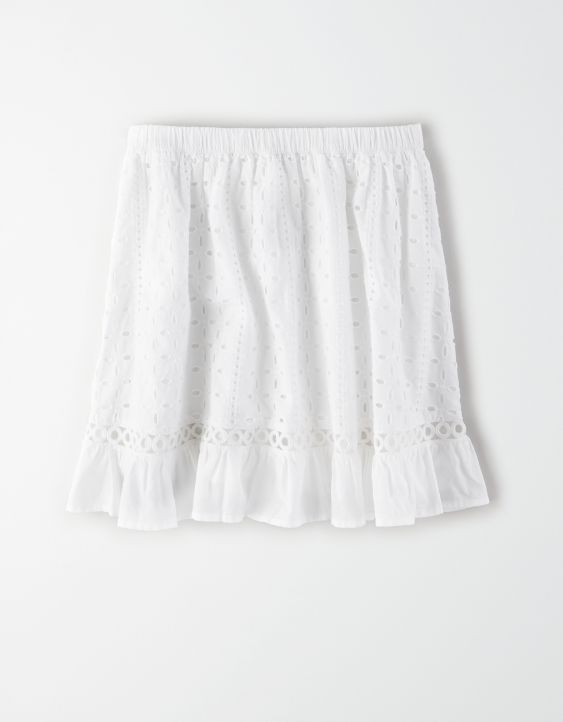 AE High-Waisted Floral Mini Skirt