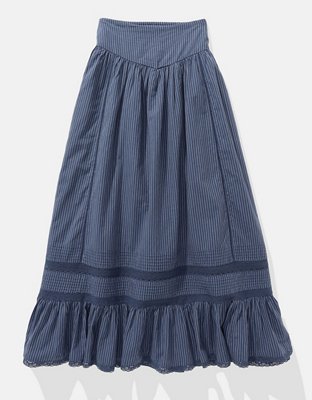 AE Maxi Skirt con plisado