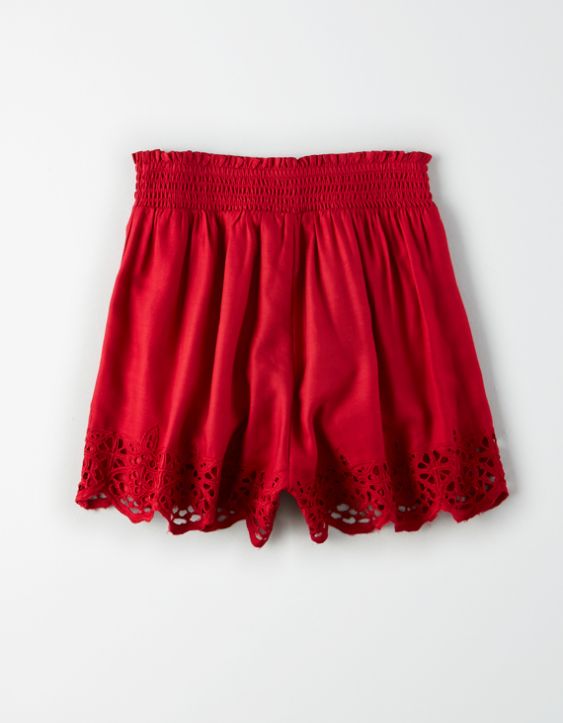 AE High-Waisted Lace Short