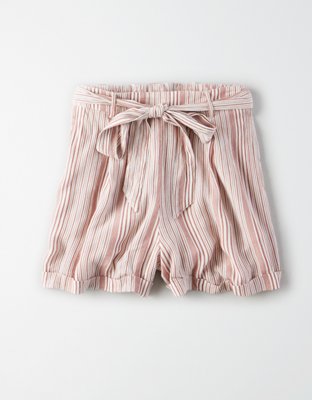 AE High-Waisted Paperbag Shorts