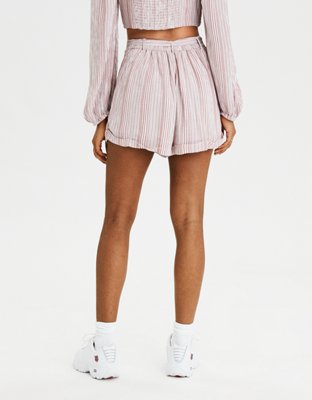 AE High-Waisted Paperbag Shorts