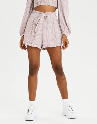 AE High-Waisted Paperbag Shorts