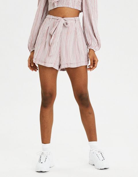 Женские шорты American Eagle AE High-Waisted Paperbag Shorts