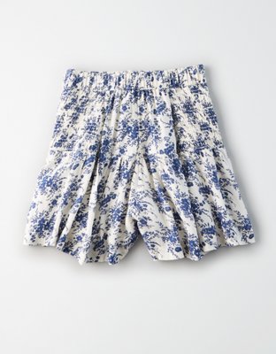 Женские шорты American Eagle AE High-Waisted Smocked Side Shorts — фото 4