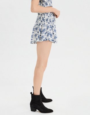 Женские шорты American Eagle AE High-Waisted Smocked Side Shorts — фото 5