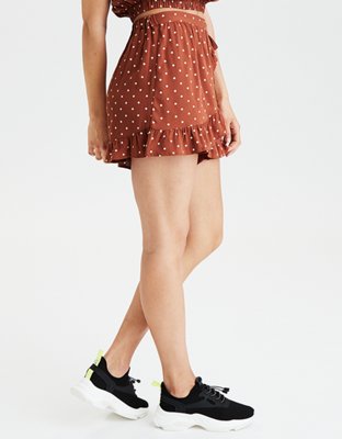 Женские юбки American Eagle AE High-Waisted Wrap Skort — фото 2