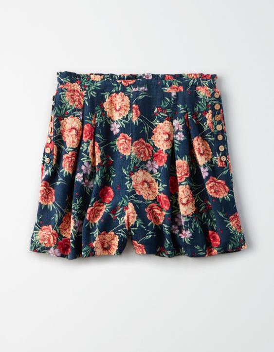 AE High-Waisted Button Side Shorts