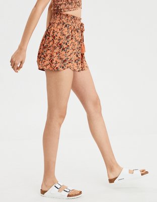 Женские шорты American Eagle AE High-Waisted Ruffle Tulip Shorts — фото 5