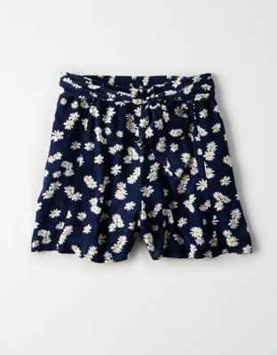 Женские брюки American Eagle AE Belted Paperbag Short — фото 3