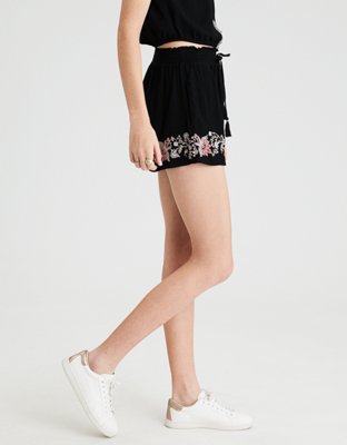 Женские брюки American Eagle AE Embroidered Short — фото 4