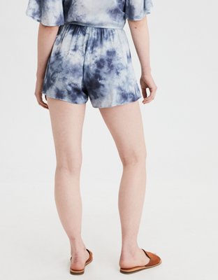 Женские брюки American Eagle AE Rolled Hem Tie-Dye Short — фото 2