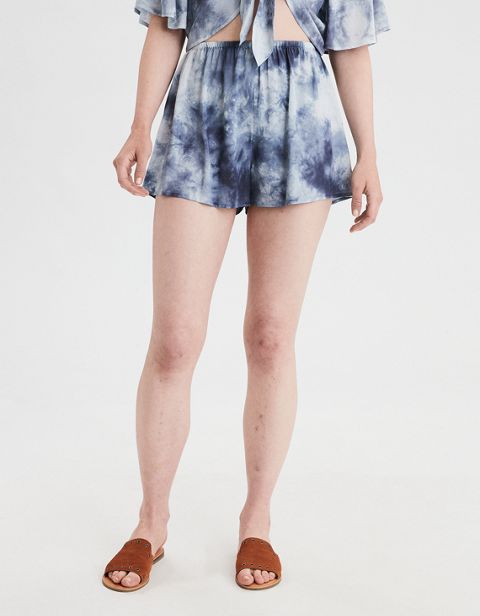 Женские брюки American Eagle AE Rolled Hem Tie-Dye Short