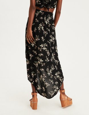 Женские юбки American Eagle AE Side Slit Maxi Skirt — фото 2
