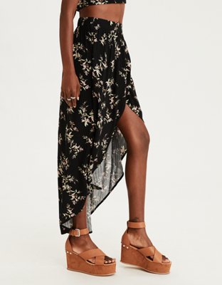 Женские юбки American Eagle AE Side Slit Maxi Skirt — фото 4