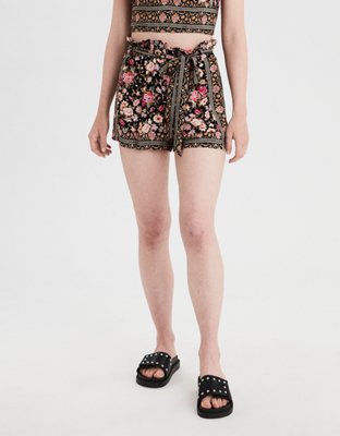 ae paperbag shorts