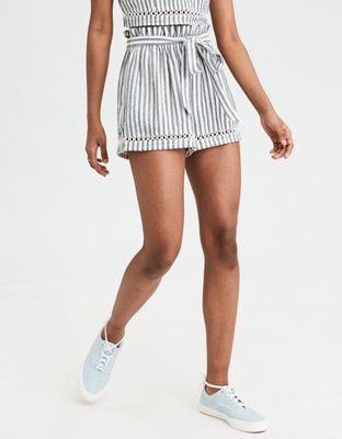 ae paperbag shorts