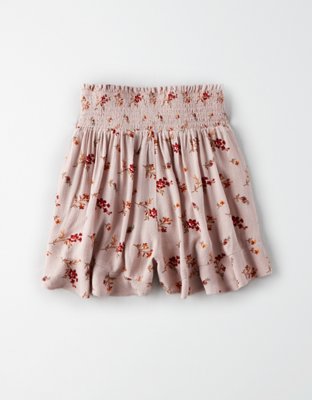 Женские брюки American Eagle AE Smocked Ruffle Soft Short — фото 4
