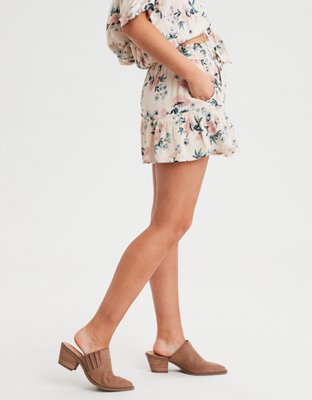 Женские брюки American Eagle High-Waisted Paperbag Short — фото 5
