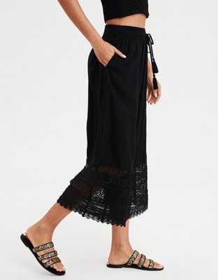 American Eagle AE High-Waisted Lace Culotte — фото 3
