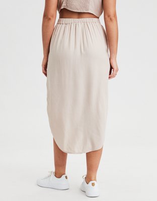 Женские юбки American Eagle AE High-Waisted Utility Midi Skirt — фото 2