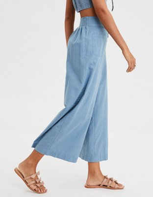 Женские брюки American Eagle AE High-Waisted Palazzo Pant — фото 4