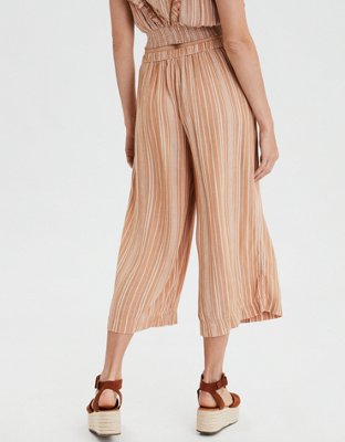 AE High-Waisted Striped Culottes