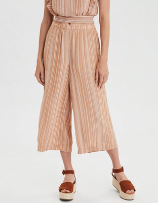 AE High-Waisted Striped Culottes