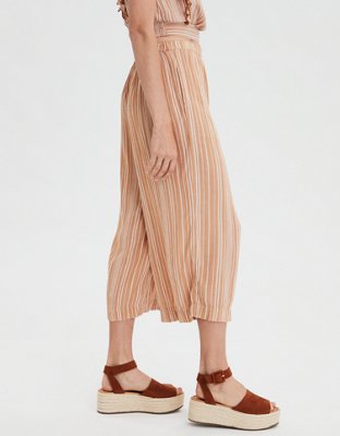 AE High-Waisted Striped Culottes