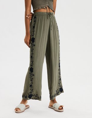 embroidered palazzo pants online