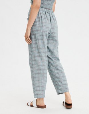 Женские брюки American Eagle AE High-Waisted Plaid Pant — фото 2