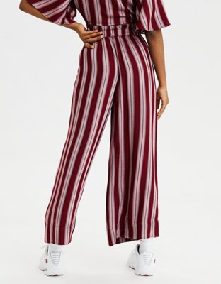 Женские брюки American Eagle AE High-Waisted Striped Paperbag Pant — фото 2